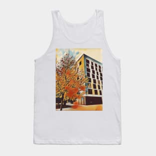 Angular building abstract design Tank Top